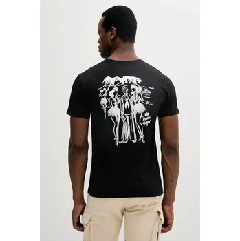 Bavlněné tričko Alpha Industries Aloha T BP 156530 černá 99X, vel. L