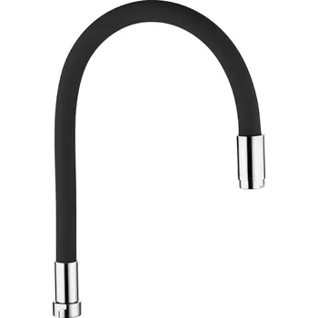 Vodovodní baterie Kuchinox Flexibilní výtoková trubice pro dřezovou nástěnnnou baterii ELZA Černá