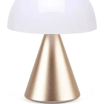 Lampička Bezdrátová stolní LED lampa Lexon Mina L žlutá barva LH65MD