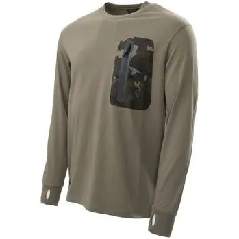 Rybářské oblečení Nash Triko ZT HD Long Sleeve T-Shirt Green - M