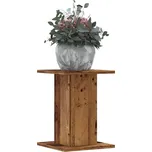 Stojany na rostliny 2 ks old wood 30x30x40 cm kompozitní dřevo Hnědá 3307853