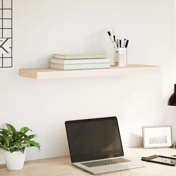 police Plovoucí police 80 x 23,5 x 4 cm kompozitní dřevo Hnědá 4010691