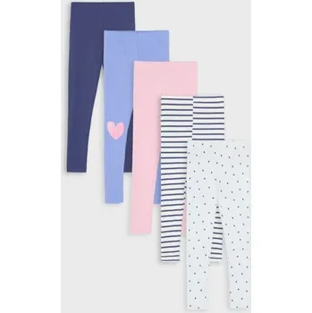 Dětská móda Sinsay - Sada 5 legín - vícebarevná - 330DU-MLC - 330DU-MLC-140