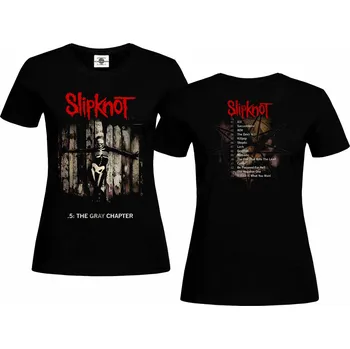 Pánské tričko Tričko Slipknot | .5 The Gray Chapter Druh: Dámské, Barva: Černá, Velikost: XS