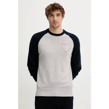 Pánský svetr Kašmírový svetr FROM FUTURE MPR02658 šedá 09X, vel. S