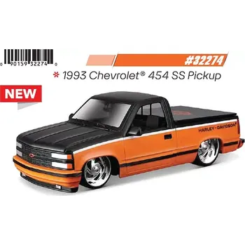 autíčko Chevrolet 454 SS Pick-Up 1993 Harley-Davidson (sběratelský model, určeno pouze k vystavení)