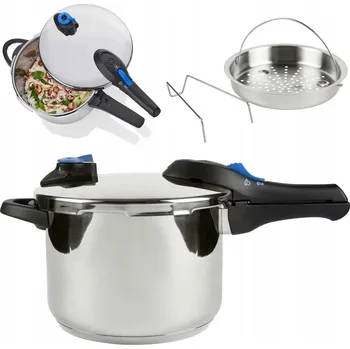 Tlakový hrnec Tlakový Hrnec Ernesto 6 l stříbrný