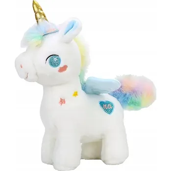 plyšák Plyšová Hračka jednorožec BIGTOYS látková vícebarevná 25 cm