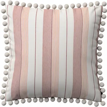 Povlak na dekorativní polštářek Povlak na polštář 45x45 červené pruhy