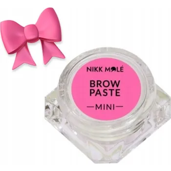 Barva na řasy a obočí Růžová barvicí pasta na obočí od Nikk Mole, 3,5 g