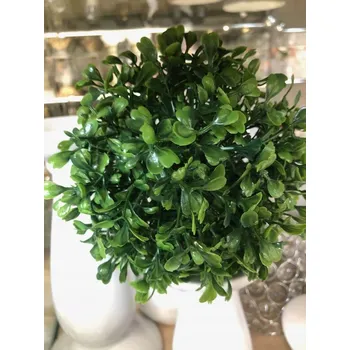 umělá květina Koule z buxusu, zelená 13 cm umělá