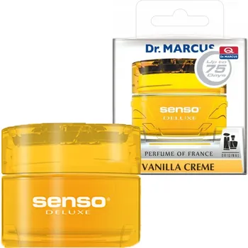 Vůně do auta VŮNĚ DO AUTA OSVĚŽOVAČ VZDUCHU VANILKA DELUXE GEL VE SKLENICI DR. MARCUS