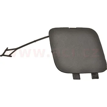 16- krytka otvoru tažného háku předního nárazníku černá