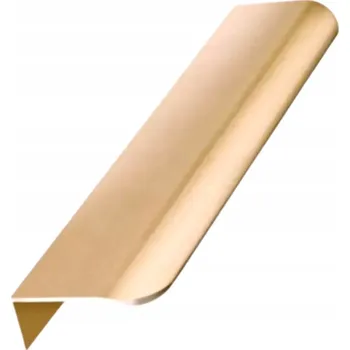 Nábytkové kování Nábytková úchytka hliníková zlatá hranová pro zásuvku 96mm/120mm