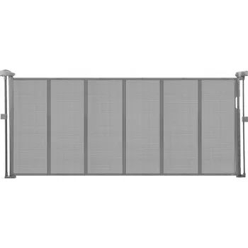 Dětská zábrana Zábrana na dveře Vevor s rozšířením, šedá