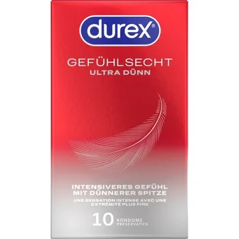 Kondom Durex Gefühlsecht Ultra Dünn10,