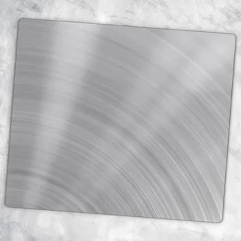 Kuchyňské prkénko Tvrzené skleněné kuchyňské prkénko s ozdobnou grafikou Lesklý kov 60x52