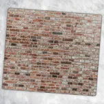 Tvrzené Multifunkční Skleněné Prkénko/Deska Rustikální Cihla 60x52