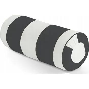 Polštář Váleček Dekoria Polštář s pruhovanými záhyby