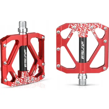 Pedál na kolo PRO HLINÍKOVÉ NÁŠLAPNÉ PEDÁLY S PRŮMYSLOVÝMI LOŽISKY A PINY PRO MTB XC KOLA