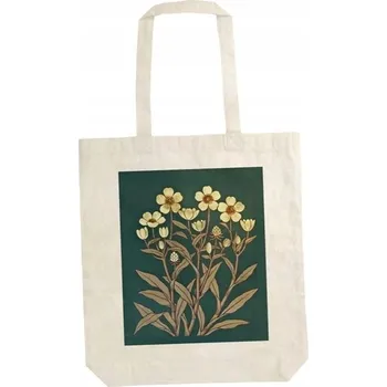 Skona Ting nákupní taška látková s květinovým vzorem