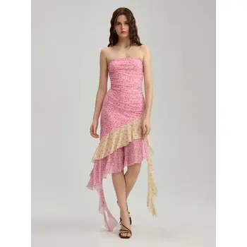 Dámské šaty Květinové midi šaty - M - House - vícebarevná - 119ED-MC1