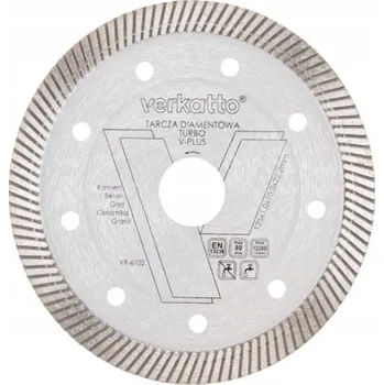 Řezný kotouč Kotouč Verkatto Turbo V-Plus 125x1,0x10x22,2 mm