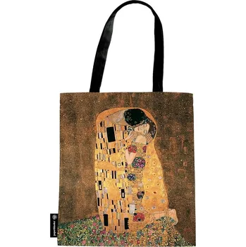 Městský batoh Plátěná taška Gustav Klimt: Polibek