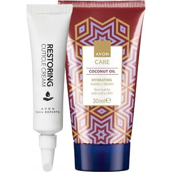 Péče o ruce AVON SADA 2 KOSMETIKY NA RUCE: KRÉM NA RUCE KOKOS + KRÉM NA KŮŽIČKY