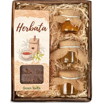 Dárkový potravinový koš Dárkový koš, sada čaj jako dárek / dárek