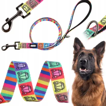 Vodítko pro psa Tradiční Vodítko HUGGY DOGGY , páskové, 1,5 m