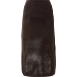 esmara® Dámská ažurová midi sukně, střih zdůrazňující postavu (hnědá, M(40/42))