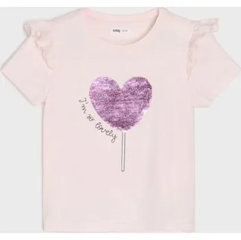 Dívčí oblečení Sinsay - Tričko s krátkým rukávem - vícebarevná - 851CI-MLC - 851CI-MLC-98