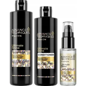 Šampon Sada kosmetiky Avon - kondicionér 250 ml + šampon 400 ml + sérum 30 ml