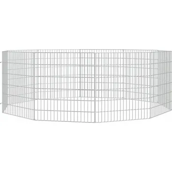 10dílná klec pro králíka, 54x60 cm, pozinkované železo