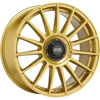 Alu kolo Alu disk OZ SPORT SUPERTUR EVOLUZIONE 8.5x19, 5x112, 75, ET38 RACE GOLD BLACK LETTERING