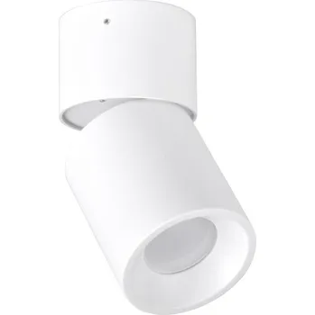 Stropní svítidlo přisazené Polux 10 W GU10 8,2 cm bílé