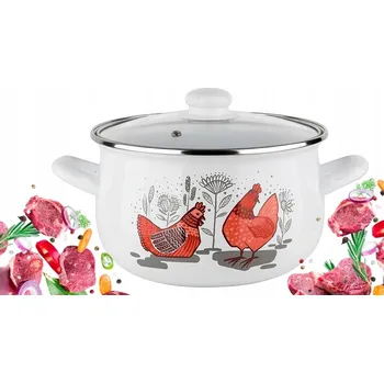 Hrnec Hrnec domosféra premium hrnec s kuchyňskými slepicemi 2,9 l