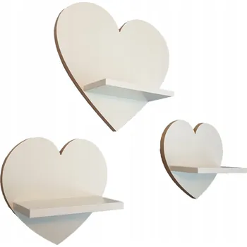 police Police ve tvaru srdce, sada 3 kusů Moliland Elegance