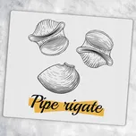 Tvrzené Multifunkční Skleněné Prkénko na Krájení a Dekorace - Těstoviny Mušle 60x52 cm