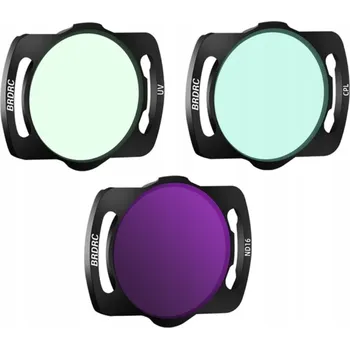 CPL Polarizační UV Filtr Ultrafialový Šedý ND16 pro DJI Avata / O3 Air
