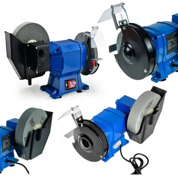 stolní bruska STOJANOVÁ BRUSKA NA SUCHÉ A MOKRÉ BROUŠENÍ, 2 KOTOUČE, 1350 W, 200 MM