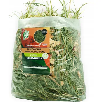 Krmivo pro hlodavce Seno s jablkem pro hlodavce pro králíky 400g