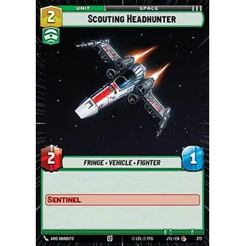 Karetní hra Scouting Headhunter 372 - Jump to Lightspeed: Extras Typ karty: Standard