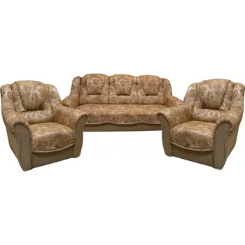 Křeslo Falco Sedací souprava Bára 3f+1+1 Arlo 5/sv.hnědá