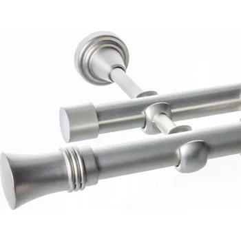 Garnýž Dekoria Garnýž dvojitá Alex, matný chrom, 200 cm