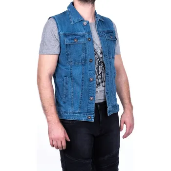 Moto vesta MOTOCYKLOVÁ DŽÍNOVÁ VESTA PÁNSKÁ RYPARD