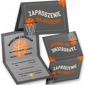 Pozvánka POZVÁNKA NA NAROZENINOVOU OSLAVU PRO FANOUŠKA BASKETBALU - POZVÁNKY NA OSLAVU - VZORY