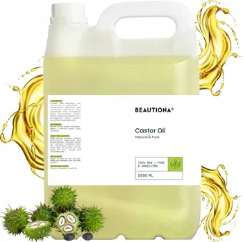 Tělový olej RICINOVÝ OLEJ HYDRATAČNÍ PŘÍRODNÍ EMOLIENT VLASOVÁ VODA MASÁŽNÍ OLEJ 5000ML