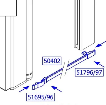 Náhradní díl rovná krytka pravá k SL2 51796.10